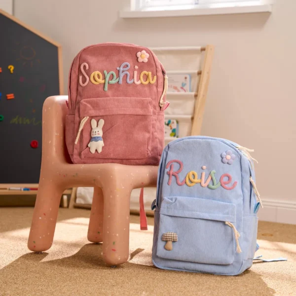 Custom Kids Backpack With Name, School Bag, Toddler Book Bag, School Bag for Kids - Image 3