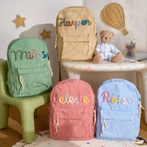 Custom Kids Backpack With Name, School Bag, Toddler Book Bag, School Bag for Kids