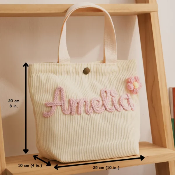 Custom Handbags, Personalized Lunch Bag, Small Bag for Camping, Back to School Gift - Image 2