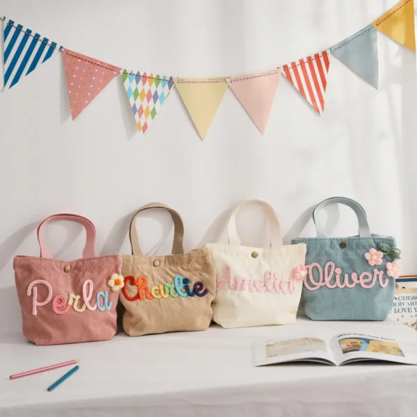 Custom Handbags, Personalized Lunch Bag, Small Bag for Camping, Back to School Gift - Image 5