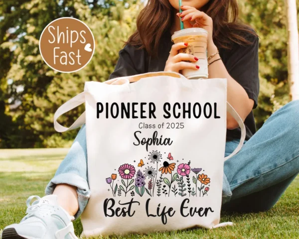 Pioneer School Tote Bag, JW Pioneer School 2025 Gift, Pioneer School Gift Bag - Image 3