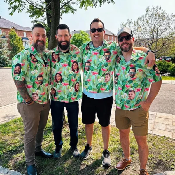 Custom Hawaiian Shirt With Face, Custom Face Hawaiian Shirt For Man Woman - Image 6