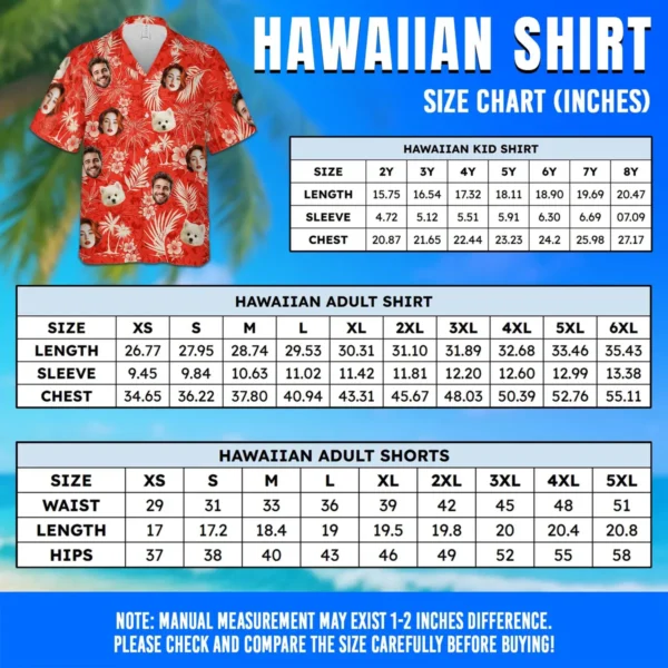 Custom Hawaiian Shirt With Face, Personalized Aloha Hawaiian Shirt, Customize Face for Pet Men Women - Image 10