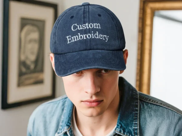 Personalized Text Hat, Custom Logo Embroidered Hat, Retro Baseball Hat - Image 7