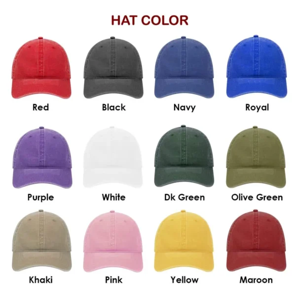 National Park Embroidered Cap Washed Cap Park Hat, Travel Hat Baseball Hat - Image 8