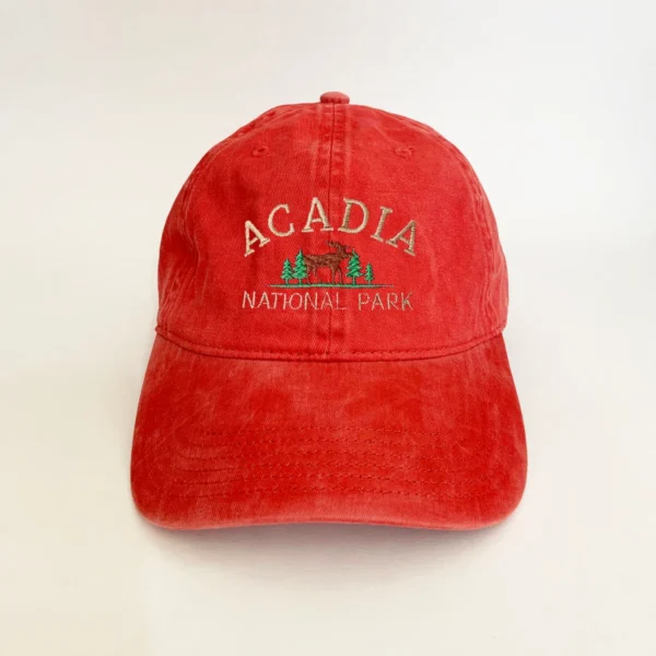 National Park Embroidered Cap Washed Cap Park Hat, Travel Hat Baseball Hat - Image 5