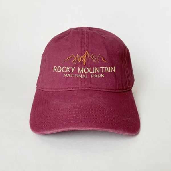 National Park Embroidered Cap Washed Cap Park Hat, Travel Hat Baseball Hat - Image 4