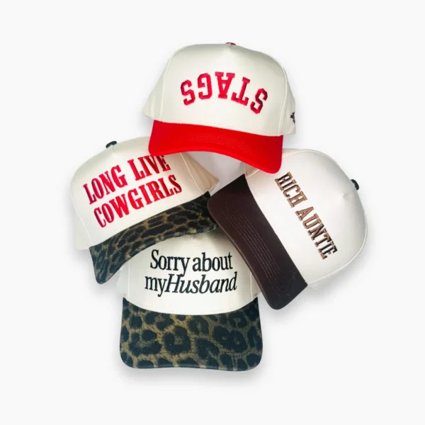 Custom upside down two, tone cream camouflage snapback cap Custom Two Tone Hat Embroidered - Image 6